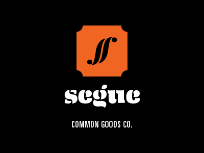 Segue Logo accessories bag branding common goods logo
