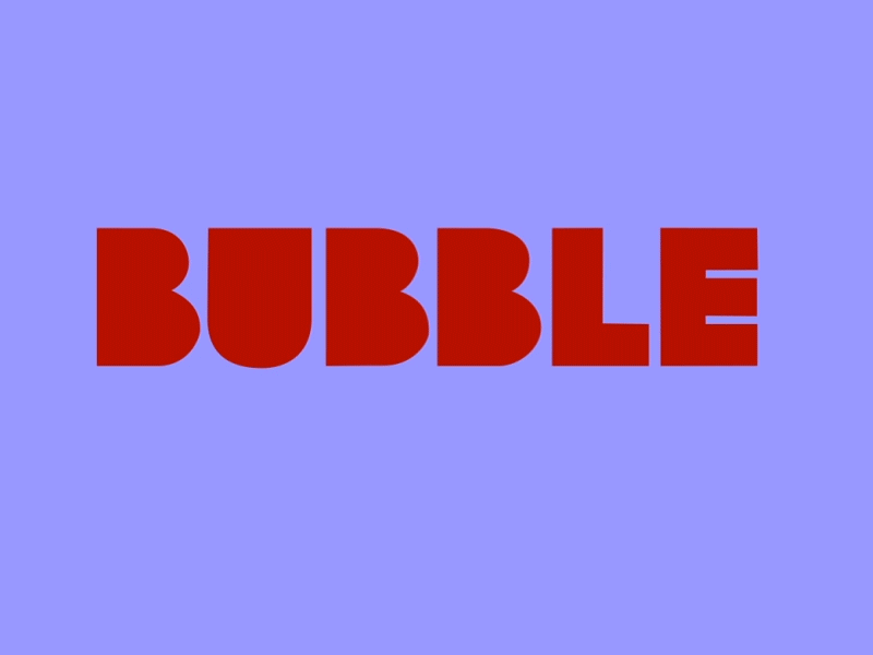 POP THAT bubble color design form illustration letter motion type