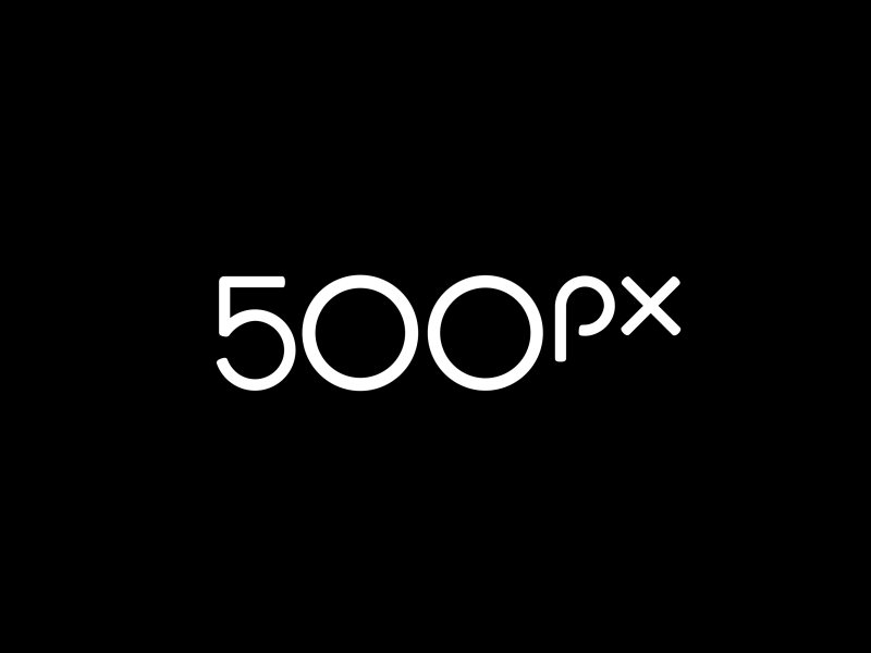 The New Movement of 500px 500px animation black build camera color design focus lab logo type motion numbers stroke