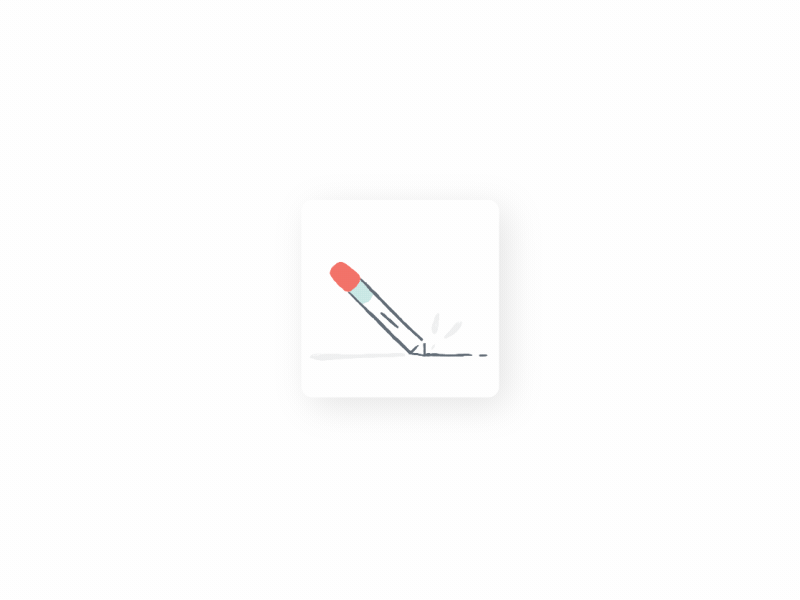 Flippin' Pencil branding color focus lab icon motion movement pencil red sketch