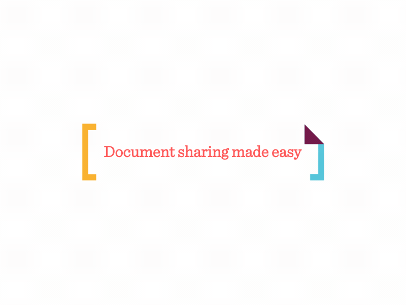 Document Sharing branding celebrate color doc focus lab mark motion movement slab