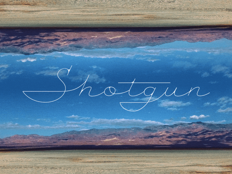 Shotgun color drone film project type