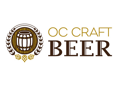 OC Craft Beer branding design graphic design icon identity illustration lettering logo mark type typography vector art