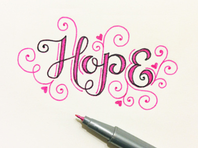 Hope art design doodling drawing handdrawntype handlettering lettering sketch sketching type typography