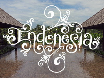 Indonesia art design doodling drawing handlettering lettering sketch sketching travel type typography