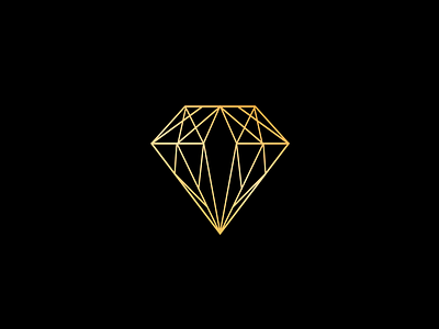 diamond branding design flat graphic design icon logo minimal vector