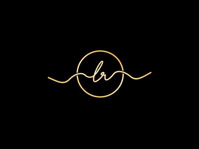 initial LR art branding design flat graphic design icon logo minimal typography vector