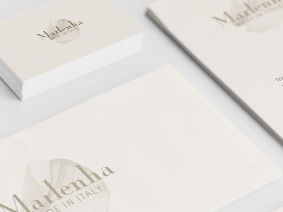 Marlenha Identity artisan beauty brand business card corporate cosmetic identity made in italy marlenha