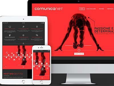 Comunicanet - Web design agency communication portfolio studio web website