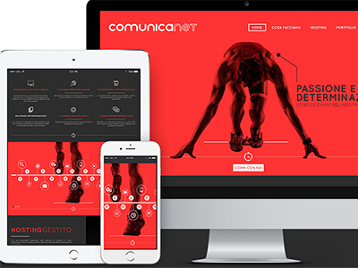 Comunicanet - Web design