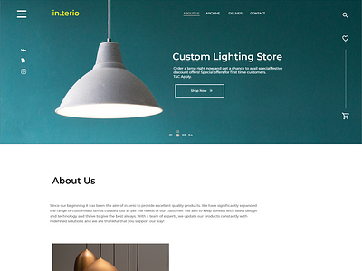 Landing Page @in.terio