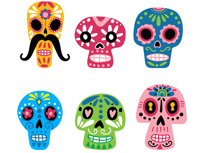 Mexican skulls