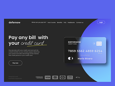Landing for bank. Crypto investments. Concept of corporative web account advertising bank banking branding card company corporative credit crypto design figma finance investments landing money ui web webdesign