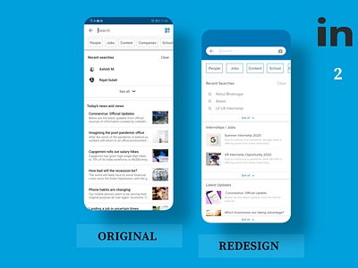 Linkedin Redesign Concept 2020