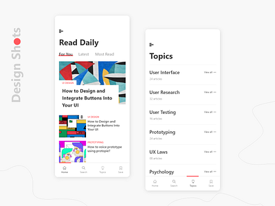 Design news app