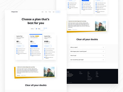 Pricing page redesign app design minimal saas saas design saas landing page ui uidesign uiux ux uxdesign vector webdesign website