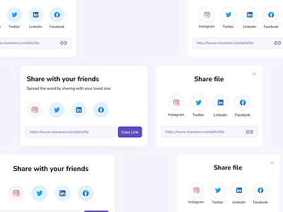 Share Card Variations app app design branding card card inspiration card ui concept design graphic design minimal share share card social media ui uidesign uiux visual design web webdesign website