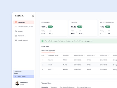 Vachan Dashboard