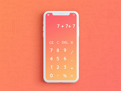 Calculator #DailyUi #004 app daily ui dailyui design ui ux