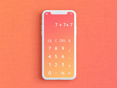 Calculator #DailyUi #004