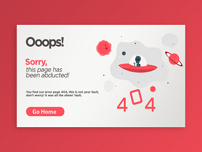 ERROR 404 PAGE #DAILYUI #008