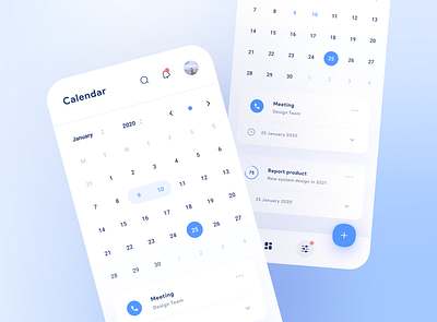 Calendar App app design ui ux