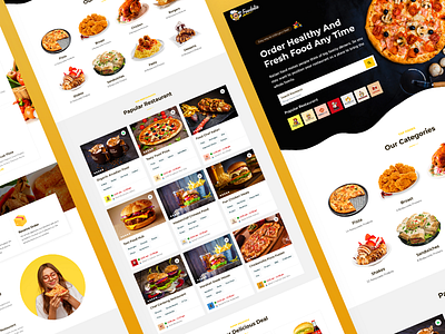 Food Delivery Single and Multi Restaurant fast food food delivery food listing foodota restaurant
