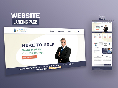 Law Firm Mockup Web Design