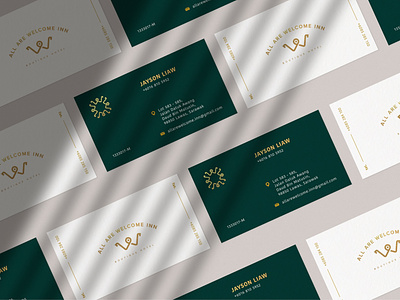 Welcome Boutique Hotel - Business card art direction brand brand design brand identity branding buisness card business design hotel identity design logo logodesign name card namecard visual identity