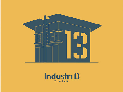 Industri 13 art direction brand brand design brand identity branding design identity design illustration industry logo logo design logodesign visual identity