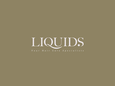 Liquids art direction brand brand design brand identity branding design graphic design hair care identity design logo logo design logodesign visual identity wordmark logo wordmarks