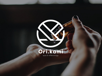 Ori.Kami Spa & Reflexology art direction brand brand design brand identity branding design graphic design graphicdesign identity design japanese japanese culture logo logodesign orikami reflexology visual identity