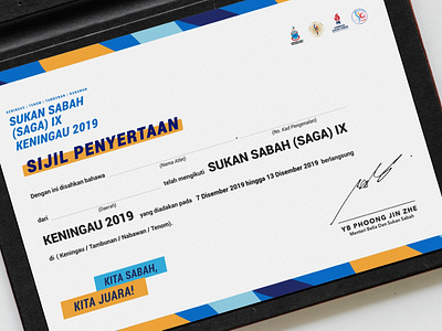 Sabah Games (SAGA) IX Keningau 2019