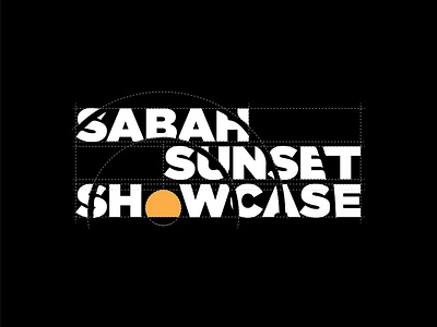 Sabah Sunset Showcase art direction brand brand design brand identity branding design front liners graphic design identity design logo logodesign music showcase sunset visual identity