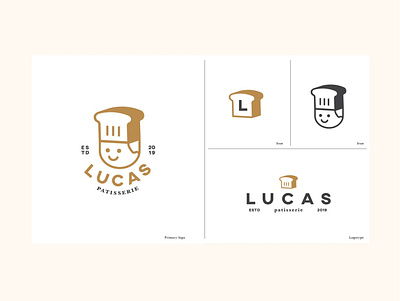 Lucas Patisserie Unselected Concept 1 art direction brand brand design brand identity branding design graphic design identity design logo logodesign visual identity