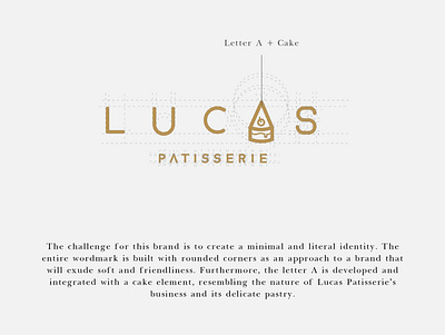 Lucas Patisserie Unselected Concept 2 art direction brand brand design brand identity branding design graphic design identity design logo logodesign visual identity