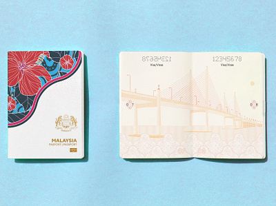 Malaysia Passport art direction brand brand design branding design graphicdesign identity design logo logodesign visual identity