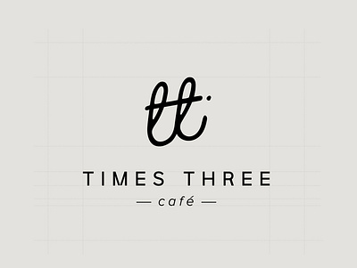 Times Three Cafe art direction brand brand design branding design identity design illustration logo visual identity