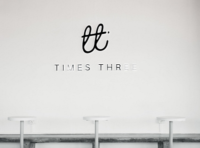 Times Three Cafe art direction brand brand design branding design identity design illustration logo visual identity