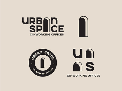 Urban Space art direction brand brand design branding design identity design illustration logo visual identity