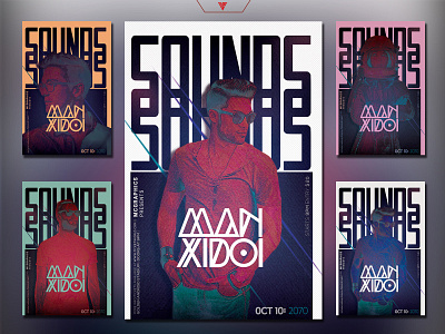 Sound Sounds Guest Dj Flyer/Poster Template