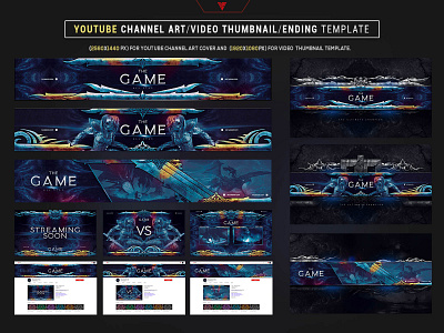 The Game All Star Gaming Live Steam Youtube Channel Art all star ancient banner cyberpunk dota dragon edm electro epic gamer gaming graphicdesign livestream photoshop template streamer twitch war warrior youtube banner youtube channel