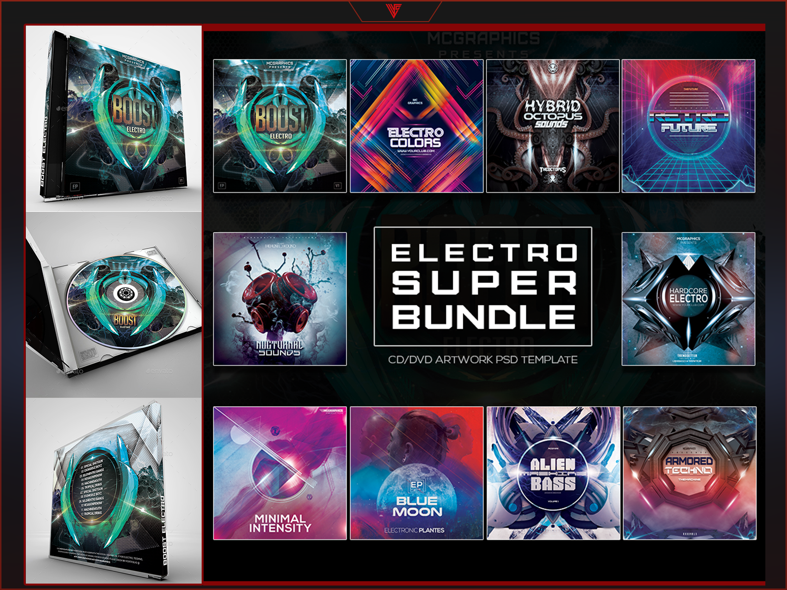 Electro CD/ DVD Album Artworks by mcgraphics on Dribbble