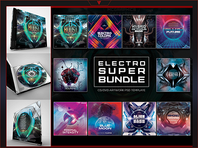 Electro CD/ DVD Album Artworks