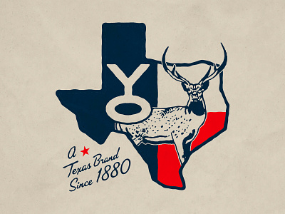 YO Ranch Merch Design austin axis branding deer hunting hunting vector identity logo ranch texas
