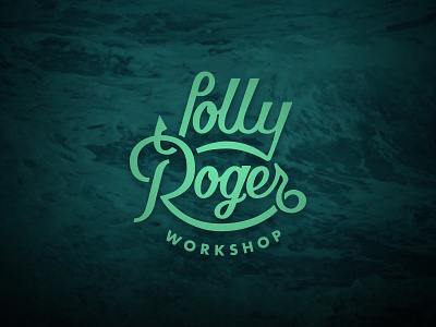 Personal Branding - Jolly Roger Workshop branding custom type hand lettering identity jolly roger logo script