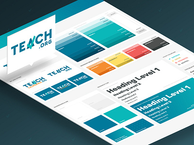 Teach.org UI Kit guidelines ui ui kit web design