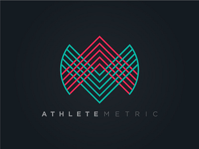 AthleteMetric Branding brand branding identity logo nonprofit sports