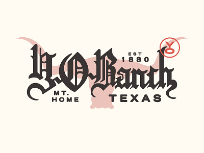 YO Ranch brand branding identity logo nonprofit ranch texas