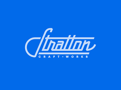 Stratton Craftworks branding hand lettering type